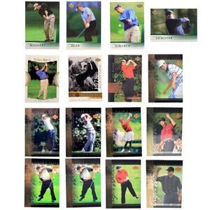 2001 Upper Deck PGA Tour Golf Trading Cards - Tiger Woods, Jack Nicklaus